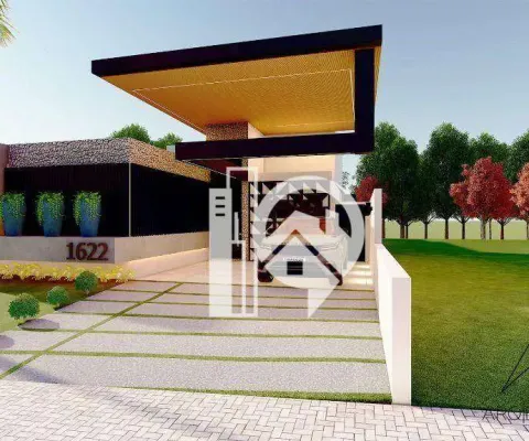 Casa com 3 dormitórios -177m2 térrea - condomínio santa mônica - caçapava/sp