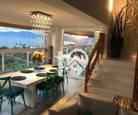 Cobertura 3 suítes à venda,247 m² -praia do indaiá-caragua/sp