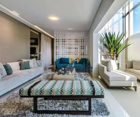 Cobertura com 4 dormitórios para alugar, 345 m² por r$ 20.180,00/mês - jardim das colinas - são josé dos campos/sp