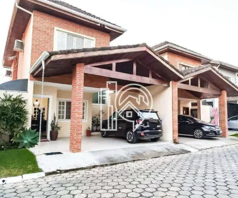 Casa com 3 dormitórios à venda, 165 m² - jardim santa maria - jacareí/sp