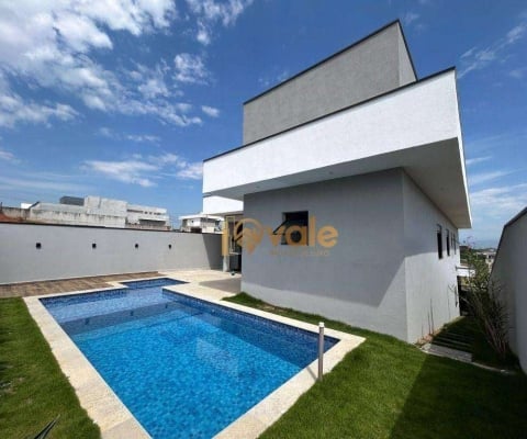 Casa térrea com 3 dormitórios à venda, 210 m² no residencial colinas - caçapava/sp