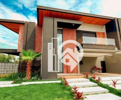 Casa exclusiva com 4 suítes à venda, 350 m² condomínio jardim do golfe iii - sjcampos/sp - ca1876