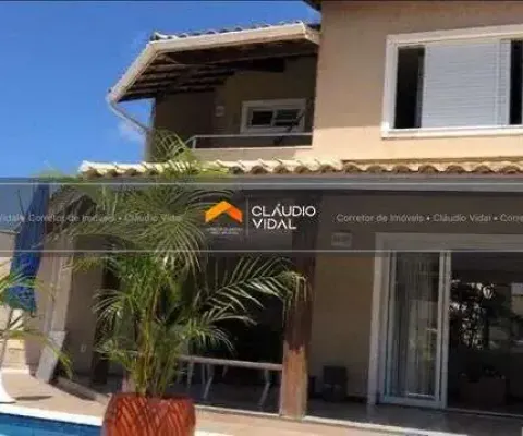 Casa em condomínio fechado com 300 m², 3/4 em vilas do atlântico, lauro de freitas (ba)