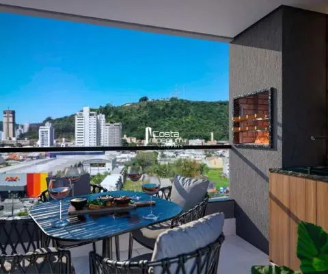 Apartamento novo com 1 suíte + 1 dormitório no centro de itajaí