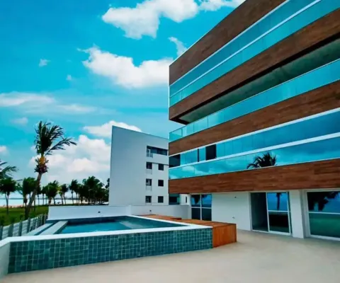 Apartamento 2 quartos pé na areia em ponta de campina
