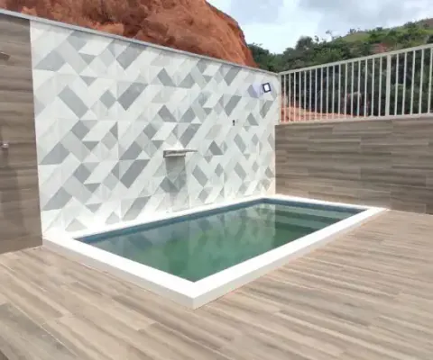 Casa bairro das fontes. cód. k186, 3 quartos/suite, 180 m², 4 vgs. piscina. quintal e varanda gourmet. aceita permuta.