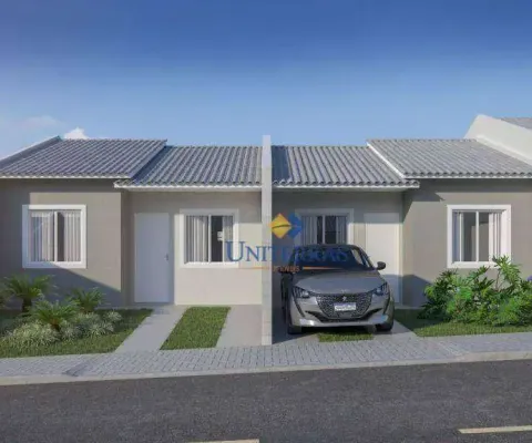 Casa com 2 dormitórios à venda, 42 m² por r$ 243.989,00 - estados - fazenda rio grande/pr