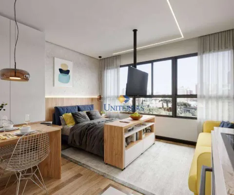 Studio com 1 dormitório à venda, 25 m² por r$ 284.899,00 - tingui - curitiba/pr