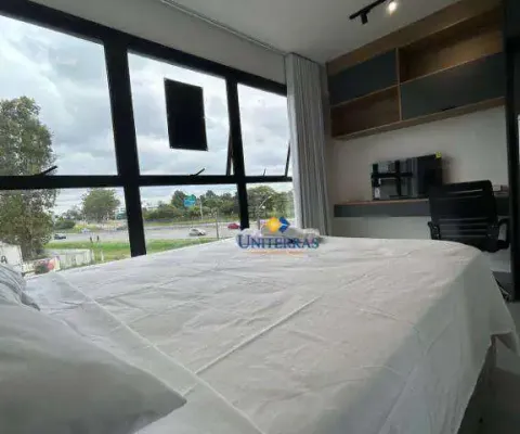 Studio com 1 dormitório à venda, 23 m² por r$ 250.000,00 - cajuru - curitiba/pr