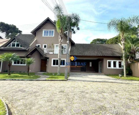 Casa com 4 dormitórios para alugar, 480 m² por r$ 15.000/mês - abranches - curitiba/pr