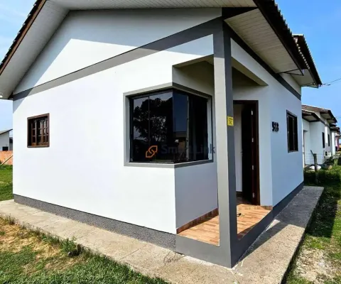 Casa com 2 dormitórios à venda, 42 m² por r$ 170.000,00 - polícia rodoviária - araranguá/sc