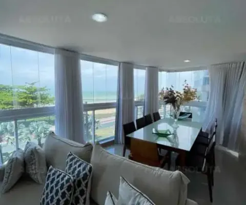 Frente para o mar com 250m&sup2;, sendo 4 su&iacute;tes, lazer completo - praia de itaparica, vila velha - es