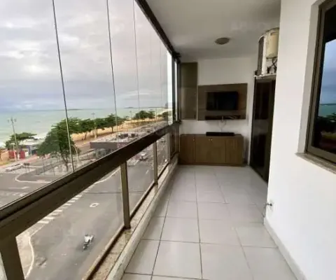 Oportunidade flat com porteira fechada - vista para o mar - praia de itaparica, vila velha - es