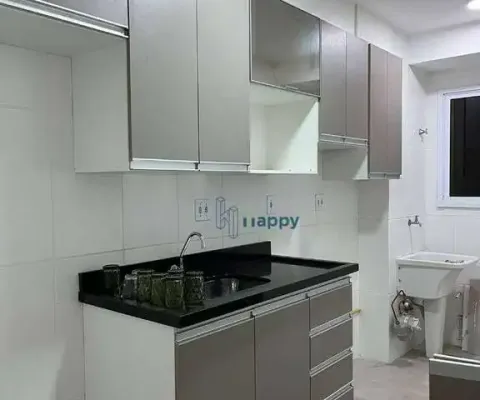 Apartamento com 2 dormitórios para alugar, 55 m² por r$ 2.650,00/mês - residencial santa clara - paulínia/sp