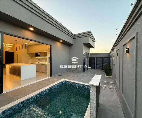 Casa com 3 dormitórios e piscina à venda, 127 m² por r$ 680.000 no bairro eville em bady bassitt/sp