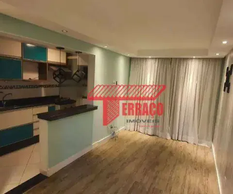 Apartamento com 2 dormitórios à venda, 59 m² - parque são vicente - mauá/sp