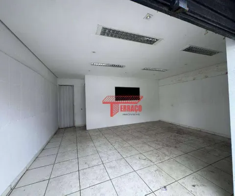 Salão para alugar, 40 m²  - vila alzira - santo andré/sp