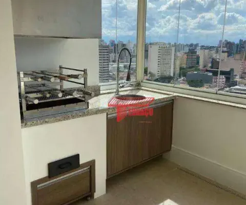 Apartamento duplex com 3 dormitórios, 227 m² - venda por r$ 1.790.000,00 ou aluguel por r$ 12.675,00/mês - centro - santo andré/sp