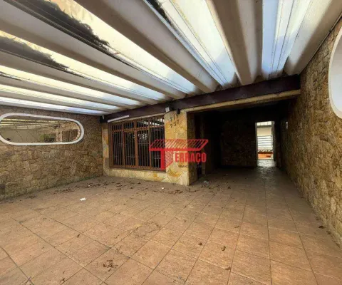 Sobrado com 3 dormitórios, 213 m² - venda por r$ 900.000,00 ou aluguel por r$ 4.000,00/mês - centro - santo andré/sp