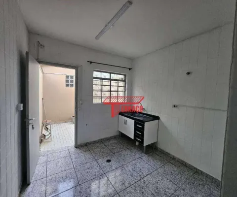Casa com 1 dormitório para alugar, 50 m² - vila gilda - santo andré/sp
