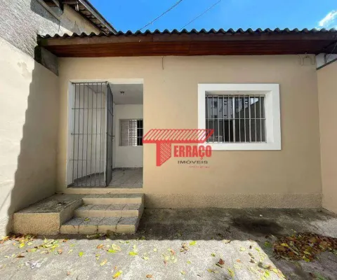 Casa com 2 dormitórios para alugar, 100 m² - vila alzira - santo andré/sp
