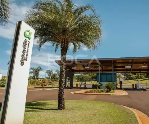Terreno à venda em condomínio exclusivo em alphaville, ribeirão preto