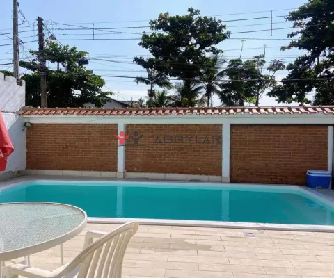 Casa para alugar em guarujá, balneário praia do pernambuco, com 5 quartos, com 100 m²
