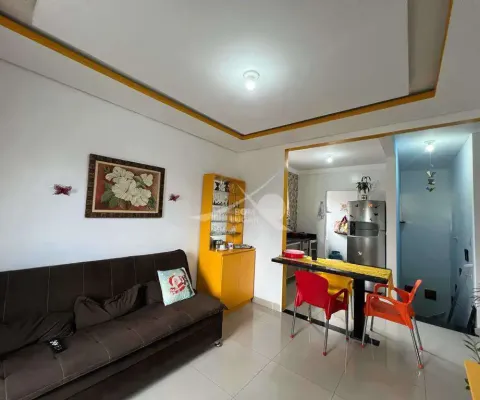 Casa de condomínio com 2 dorms, guilhermina, praia grande - r$ 390 mil, cod: 9897