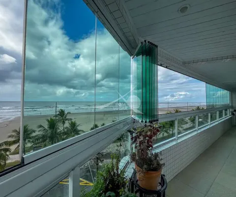 Apartamento frente mar com 3 quartos em praia grande - sp