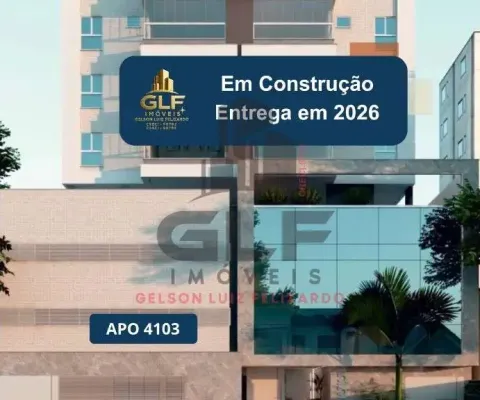 Apto em construção em itapema/sc bairro camboriú, com 71,35m² área privativa, sendo 2 suítes, 1 vaga de garagem, com área de lazer