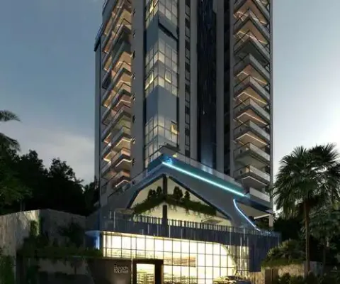 Apto em construção em balneário  camboriú, com 93,29m² área privativa, sendo 2 suítes, 2 vagas de garagem, área de lazer completa