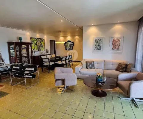 Apartamento à venda com 4 quartos, 294 m²  em casa forte - recife/pe