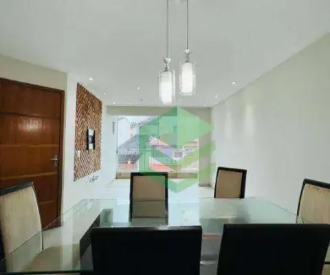 Apartamento com 3 dormitórios à venda, 90 m² por r$ 450.000 - jardim anchieta - mauá/sp