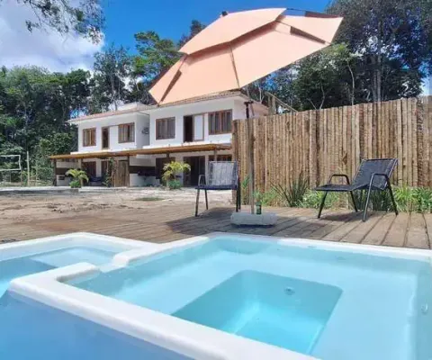 Casa em condominío mais terreno de 1.200 metros à venda- arraial dajuda - porto seguro/ba