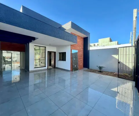 Casa à venda em maringá, jardim munique, com 3 quartos, espaço gourmet