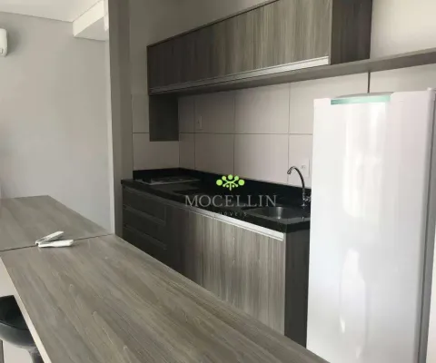 Apartamento com 1 quarto para alugar, 33 m² por r$ 1.750/mês - rebouças - curitiba/pr