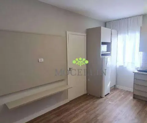 Apartamento com 1 dormitório para alugar, 30 m² por r$ 2.100,00/mês - santa quitéria - curitiba/pr