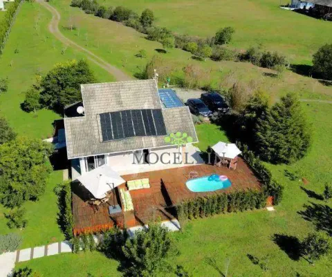 Chácara com 3 quartos, 559 m² - venda por r$ 5.180.000 ou aluguel por r$ 9.500/mês - são luiz do puruna - balsa nova/pr