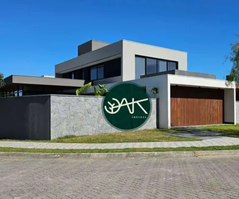 Casa com 5 dormitórios, 469 m² - venda por r$ 4.500.000,00 ou aluguel por r$ 24.670,00/mês - condomínio reserva do paratehy - são josé dos campos/sp