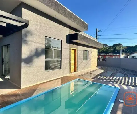 Casa com 3 dormitórios à venda, 76 m² por r$ 480.000,00 - itapoá - itapoá/sc