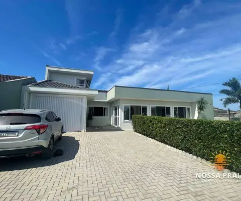 Imperdível!! casa a 650 metros do mar com 3 dormitórios à venda, 194 m² por r$ 850.000 - itapema do norte gleba ii - itapoá/sc