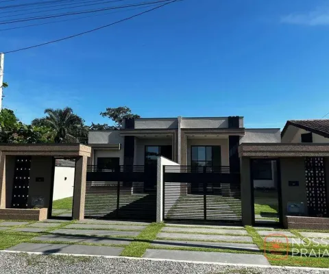 Casa com 3 dormitórios à venda, 80 m² por r$ 529.000,00 - cambijú - itapoá/sc