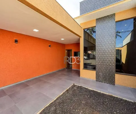 Casa com 3 dormitórios à venda, 100 m² por r$ 450.000,00 - jardim acapulco - londrina/pr