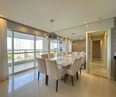 Apartamento com 3 dormitórios para alugar, 108 m² por r$ 7.200,00/mês - edifício kensington gardens - londrina/pr