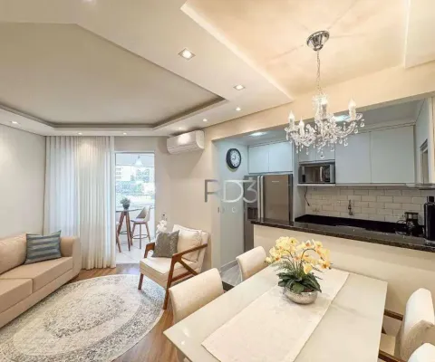 Apartamento com 3 dormitórios à venda, 72 m² por r$ 740.000,00 - brisas lago igapó - londrina/pr