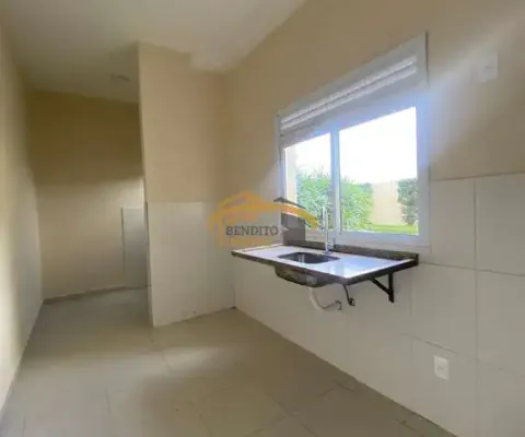Apartamento novo para locação, térreo, com 2 dormitórios, 1 vaga de garagem coberta , 1 banheiro, lazer completo