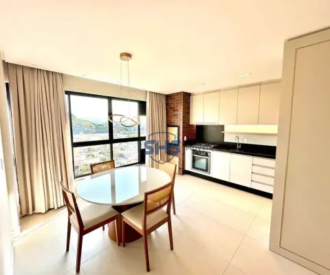 Apartamento mobiliado com 2 suítes à venda, 70 m² por r$ 795.000 - itoupava seca - blumenau/sc