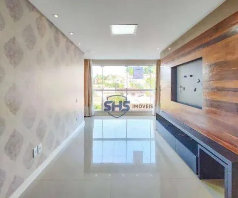 Apartamento com 3 dormitórios para alugar, 131 m² por r$ 4.058,27/mês - escola agrícola - blumenau/sc