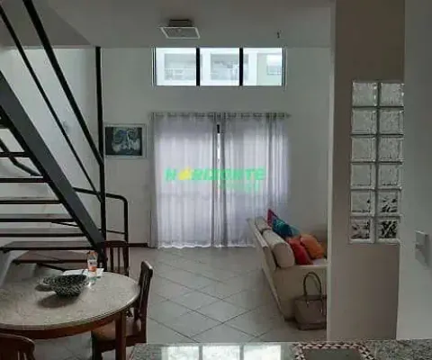 Flat com 1 dormitório para alugar, 55 m² por r$ 1.800,00/mês - jardim aquarius - são josé dos campo