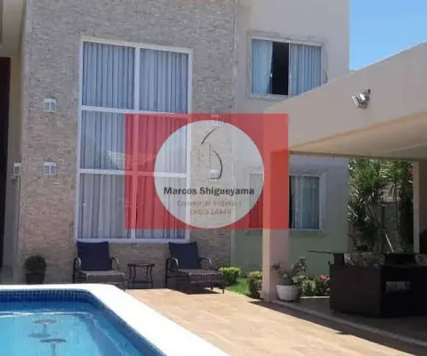 Casa em condomínio para venda em camaçari, barra do jacuípe, 5 dormitórios, 5 suítes, 5 banheiros, 2 vagas